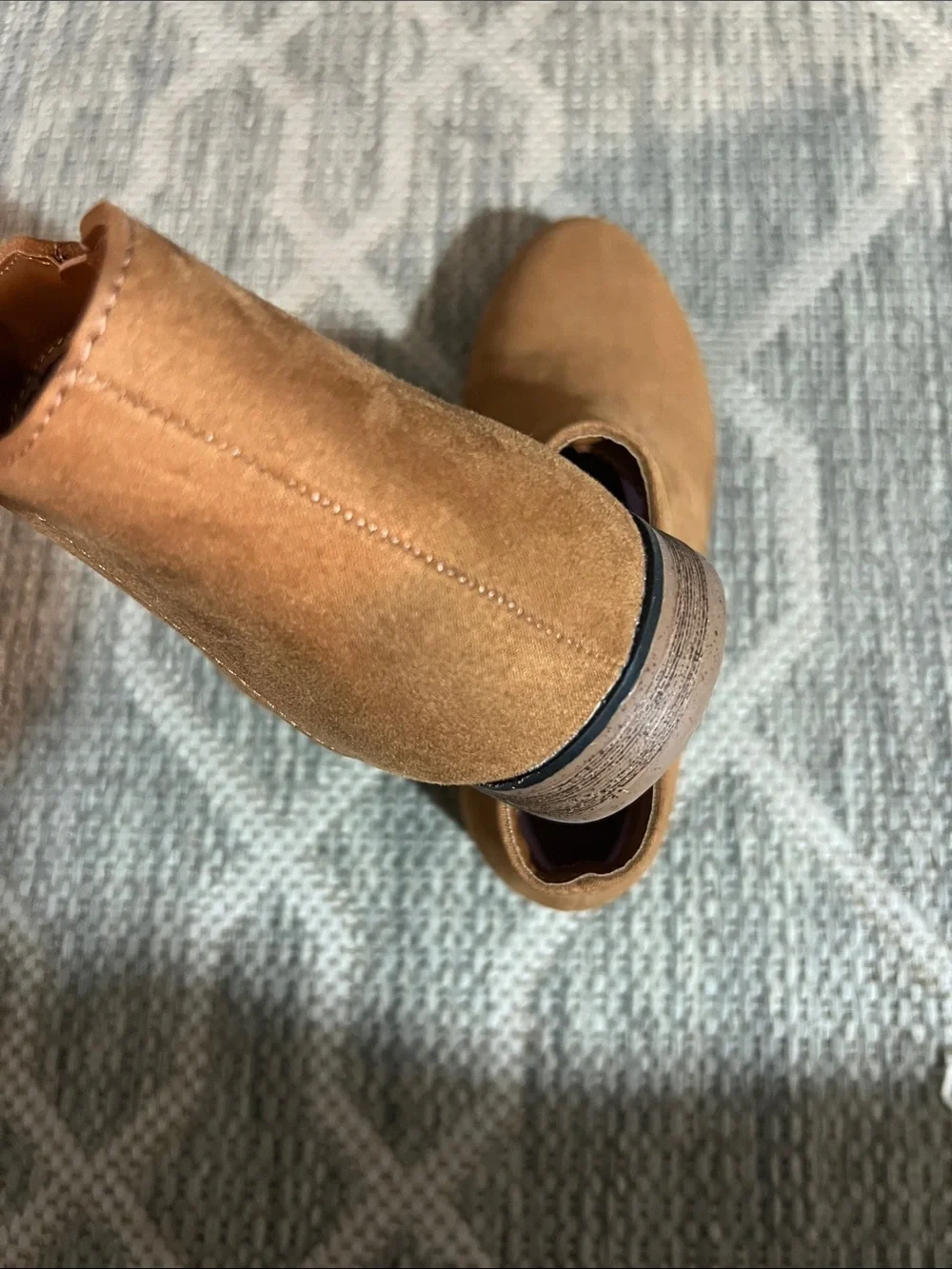 Cat & Jack Kids Brown Suede Ankle Boots